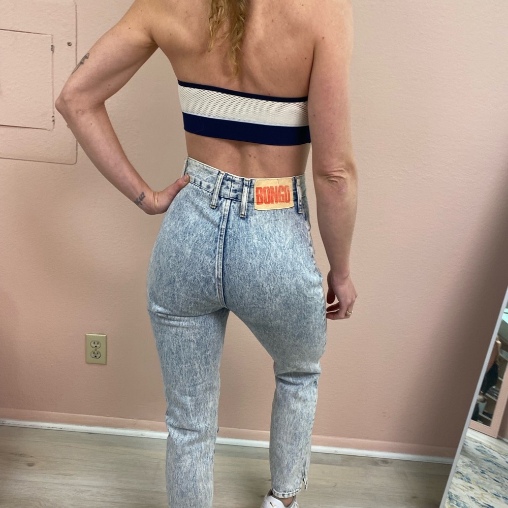 Bongo 90s High-Waisted Acid Wash Jeans